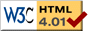 Valid HTML 4.01! Valid HTML 4.01!